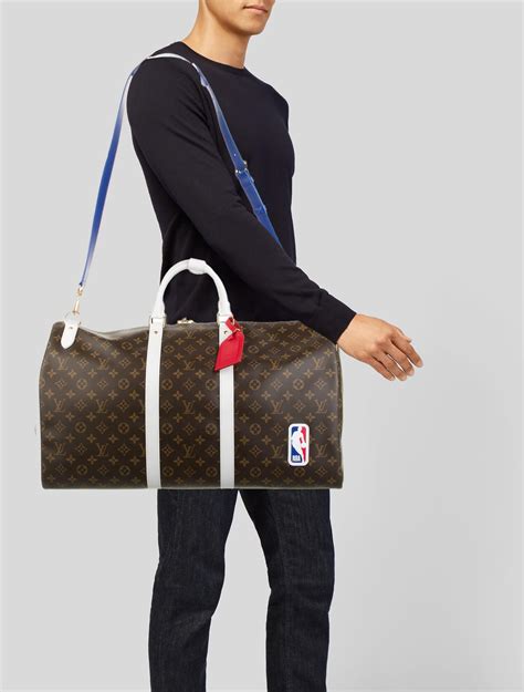 louis vuitton nba wallet|louis vuitton keepall nba.